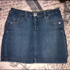 jean skirt